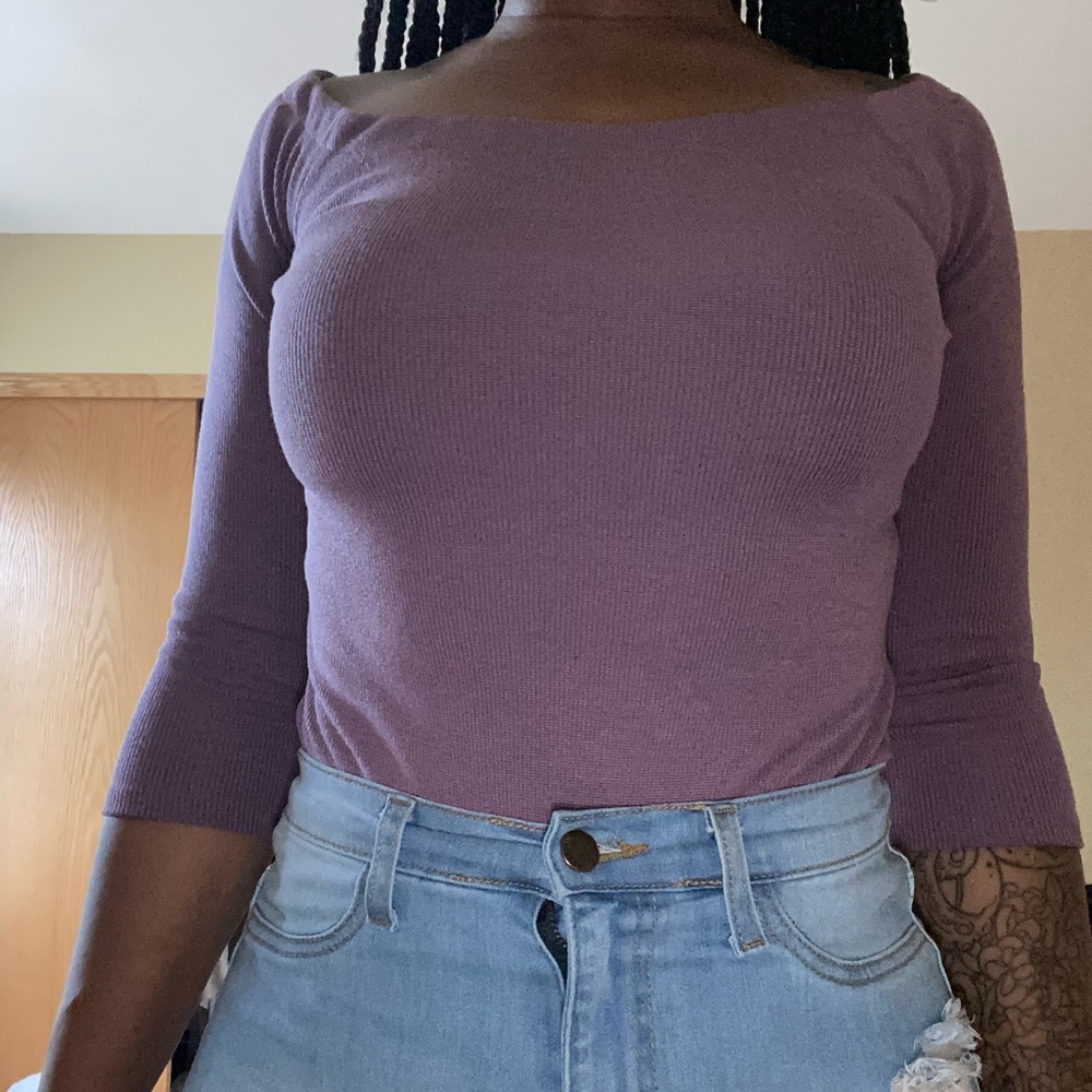 Off the shoulder bodysuit